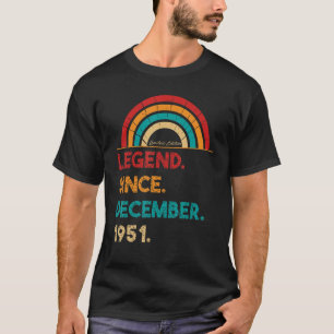 Camiseta Legenda Desde Dezembro De 1951 71ruas Nasceres De