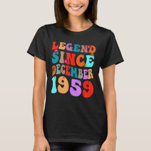 Camiseta Legenda Desde Dezembro De 1952 Vintage Aniversário
