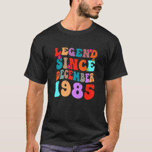 Camiseta Legenda Desde Dezembro De 1985 Vintage Birthday Re