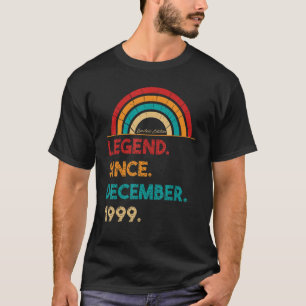 Camiseta Legenda Desde Dezembro De 1999 23º aniversário do