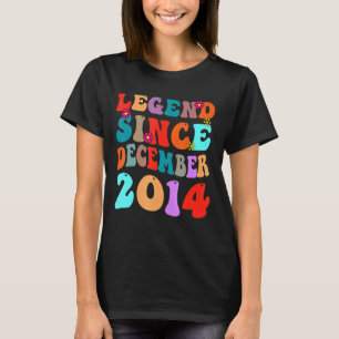 Camiseta Legenda Desde Dezembro De 2014 Vintage Aniversário