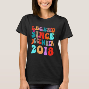 Camiseta Legenda Desde Dezembro De 2018 Vintage Birthday Re