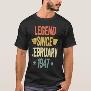 Camiseta Legenda Desde Fevereiro De 1947