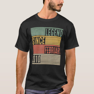 Camiseta Legenda Desde Fevereiro De 2010 12 Aniversário 12