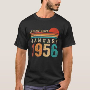 Camiseta Legenda desde Janeiro de 1956 67 anos 67 anos