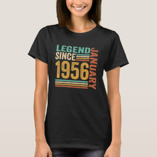 Camiseta Legenda desde Janeiro de 1956 67 anos 67 anos