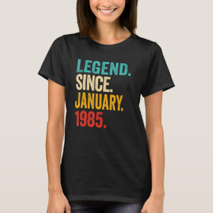 Camiseta Legenda desde Janeiro de 1985 38 anos 38 anos