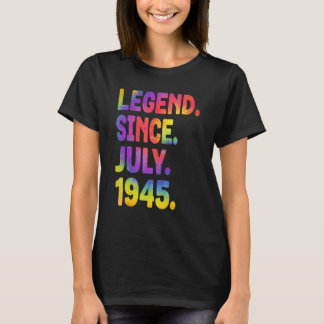 Camiseta Legenda desde julho de 1945 78 anos 78 anos