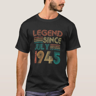 Camiseta Legenda Desde Julho De 1945 Oferece 76º Aniversári