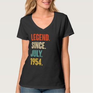 Camiseta Legenda desde julho de 1954, 68 anos, com 68 anos,