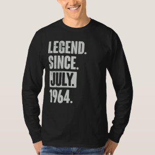 Camiseta Legenda desde julho de 1964 58 anos 58 anos