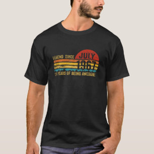 Camiseta Legenda Desde Julho De 1967 54º Aniversário De 54