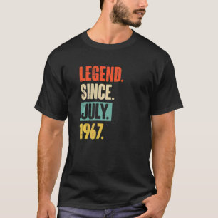 Camiseta Legenda desde julho de 1967 55 anos 55 anos