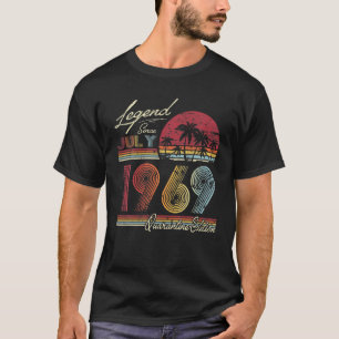 Camiseta Legenda Desde Julho De 1969 52 Anos 52Nd Quarantin