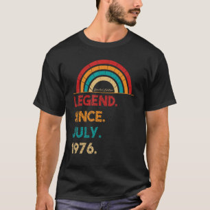 Camiseta Legenda desde julho de 1976 46º aniversário do Nas