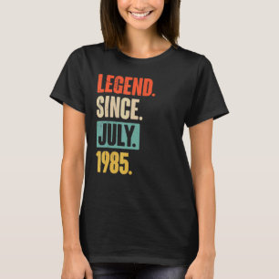Camiseta Legenda desde julho de 1985 37 anos 37 anos