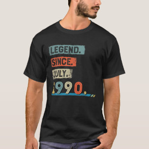 Camiseta Legenda desde julho de 1990 31Homens de Sé Aniver