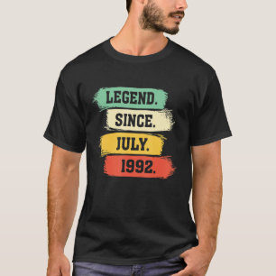 Camiseta Legenda desde julho de 1992 U2013 Feliz Aniversári
