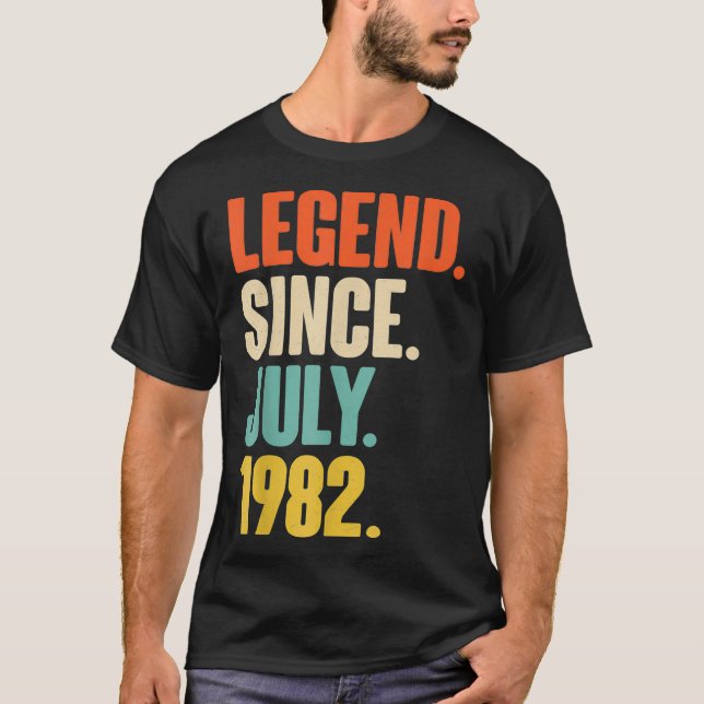 Camiseta Legenda Desde Julho De 1999, aniversário de 21 ano (Frente)