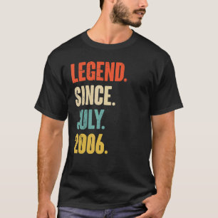 Camiseta Legenda desde julho de 2006: 16 anos de idade Pres