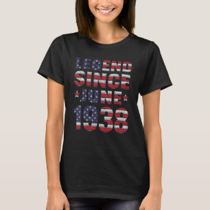 Camiseta Legenda desde junho de 1938 84º aniversário 84 ano