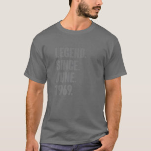 Camiseta Legenda Desde Junho De 1969 - 53 Anos Oferece 53 R