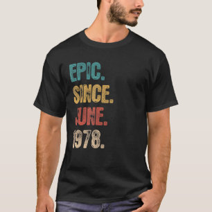 Camiseta Legenda desde junho de 1978, Aniversário de 44 de