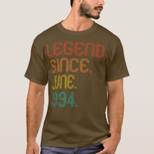 Camiseta Legenda desde junho de 1994 28º aniversário 28 ano
