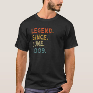 Camiseta Legenda Desde Junho De 2009, 13 Anos De 13 Anivers