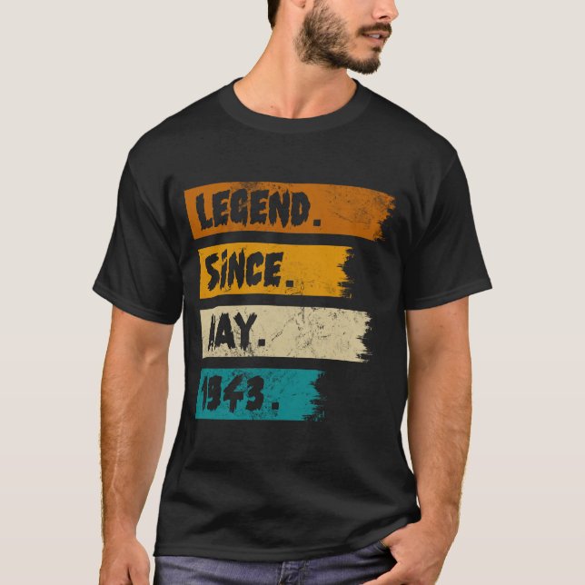 Camiseta Legenda Desde maio de 1943 (Frente)