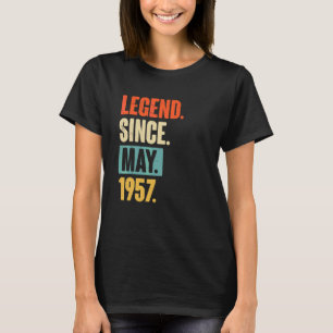 Camiseta Legenda desde maio de 1957 65 anos 65 anos
