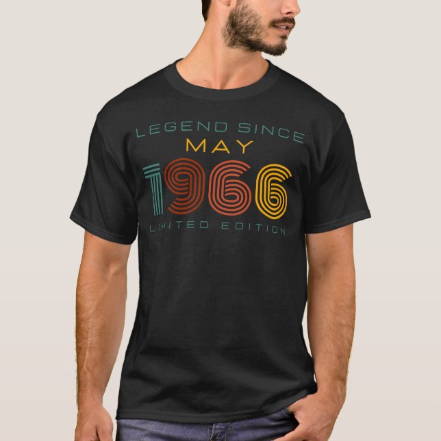 Camiseta Legenda desde maio de 1966, Edição Limitada de Hom (Frente)
