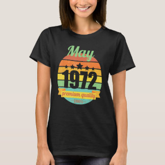 Camiseta Legenda Desde Maio De 1972, 50 Anos, 50 50. Aniver