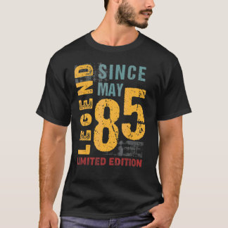Camiseta Legenda Desde Maio De 1985 Por 37 Anos 37 Anos