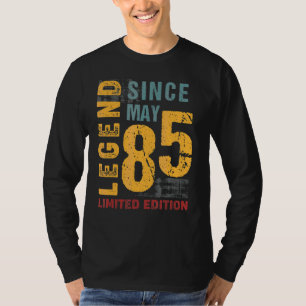 Camiseta Legenda Desde Maio De 1985 Por 37 Anos 37 Anos
