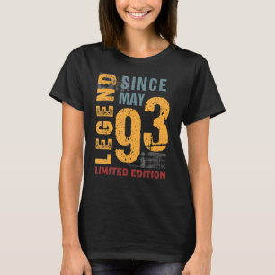 Camiseta Legenda Desde Maio De 1993 Por 29 Anos 29 Anos