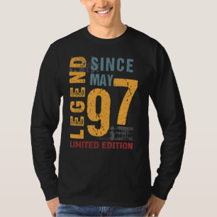 Camiseta Legenda Desde Maio De 1997 Por 25 Anos De 25