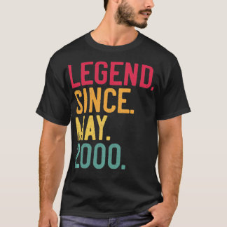 Camiseta Legenda Desde Maio De 2000 22º Aniversário Present