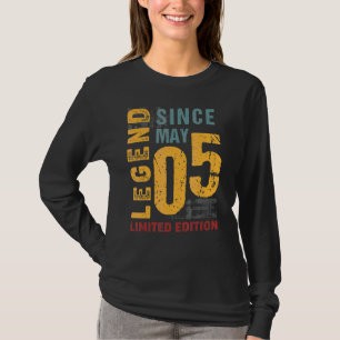 Camiseta Legenda Desde Maio De 2005 Por 17 Anos 17 Anos