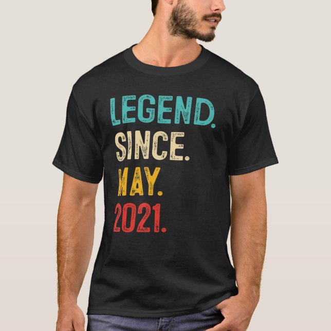 Camiseta Legenda Desde Maio De 2021 segundo aniversário Ofe (Frente)
