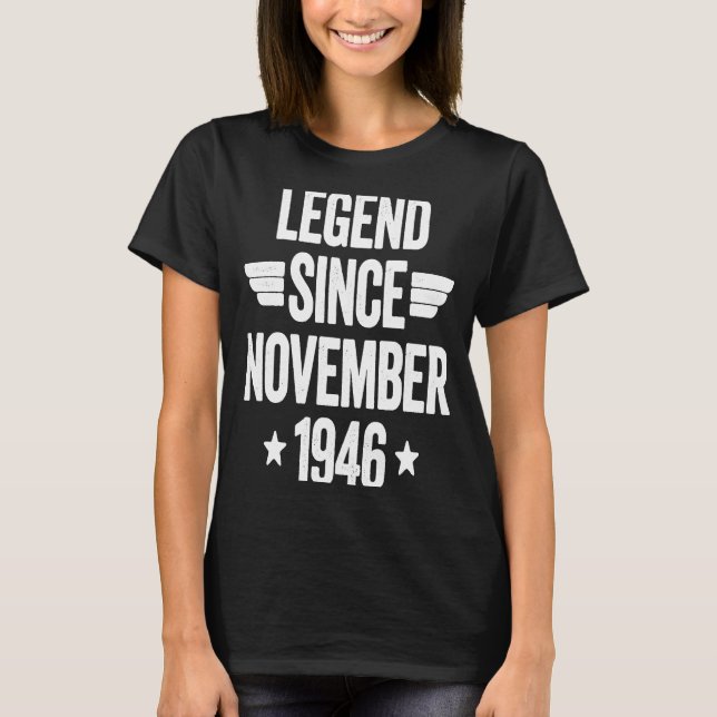 Camiseta Legenda Desde Novembro De 1946 1 (Frente)