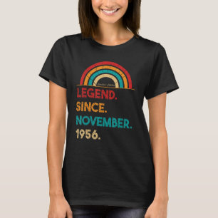 Camiseta Legenda desde novembro de 1956 66º Nascer de anive