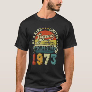 Camiseta Legenda desde novembro de 1973 49 anos 49 anos