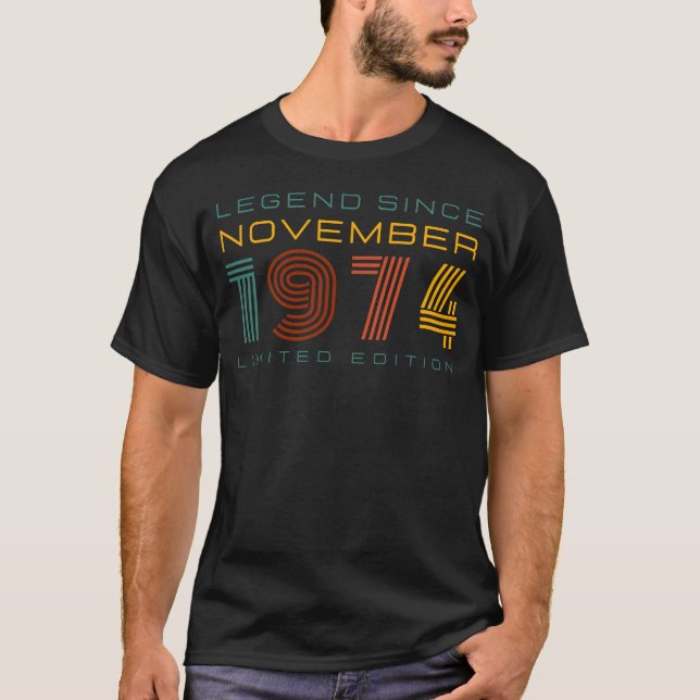 Camiseta Legenda desde novembro de 1974, Edição Limitada de (Frente)