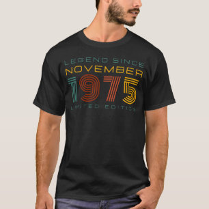 Camiseta Legenda desde novembro de 1975, Edição Limitada de