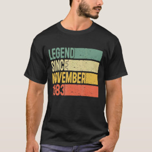 Camiseta Legenda desde novembro de 1983 39 anos 39 anos