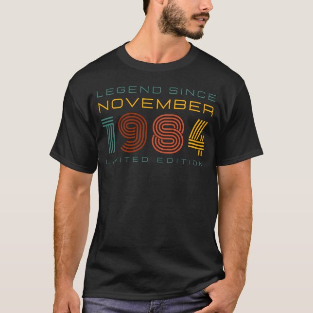Camiseta Legenda desde novembro de 1984, Edição Limitada de (Frente)