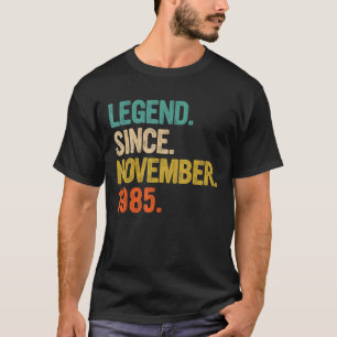 Camiseta Legenda desde novembro de 1985 37 anos 37 anos