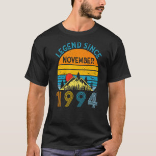 Camiseta Legenda desde novembro de 1994 28º aniversário 28 