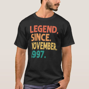 Camiseta Legenda desde novembro de 1997 25 Aniversário de 1